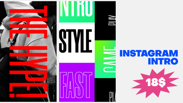 Instagram Kinetic Typography