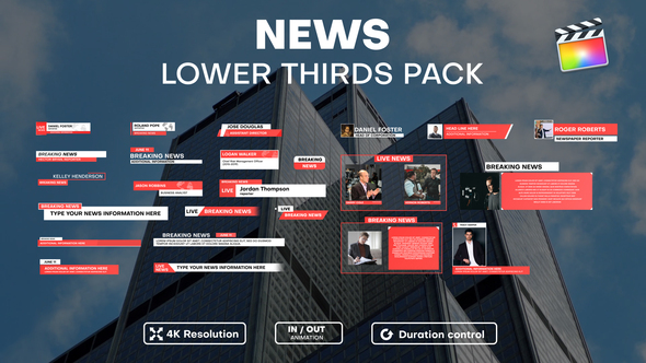 News Lower Thirds Pack