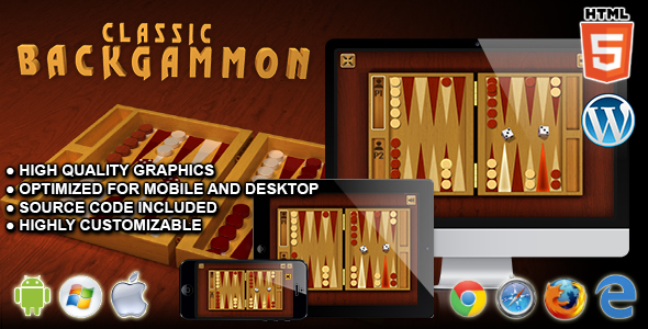 Classic Backgammon - CodeCanyon 20027675