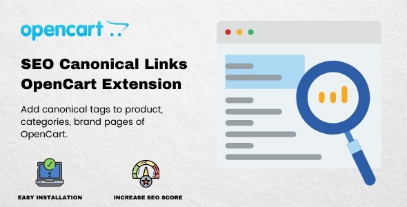 SEO Canonical Links OpenCart Extension