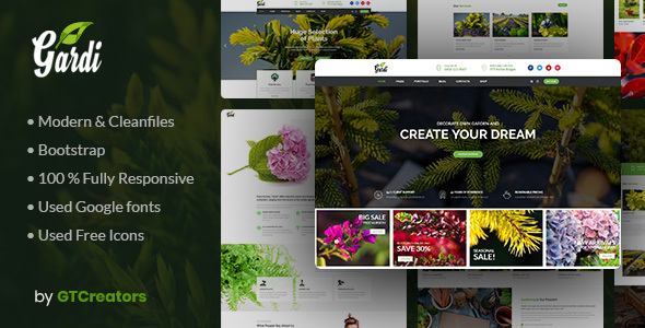 Gardening and Landscaping - ThemeForest 21391406
