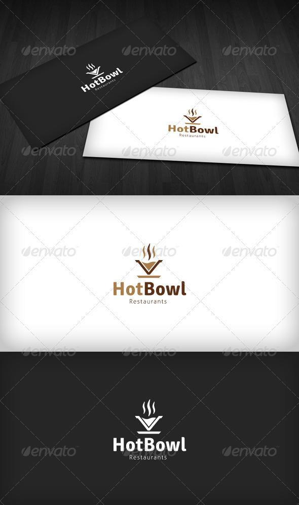 Hot Bowl Logo - Objects Logo Templates