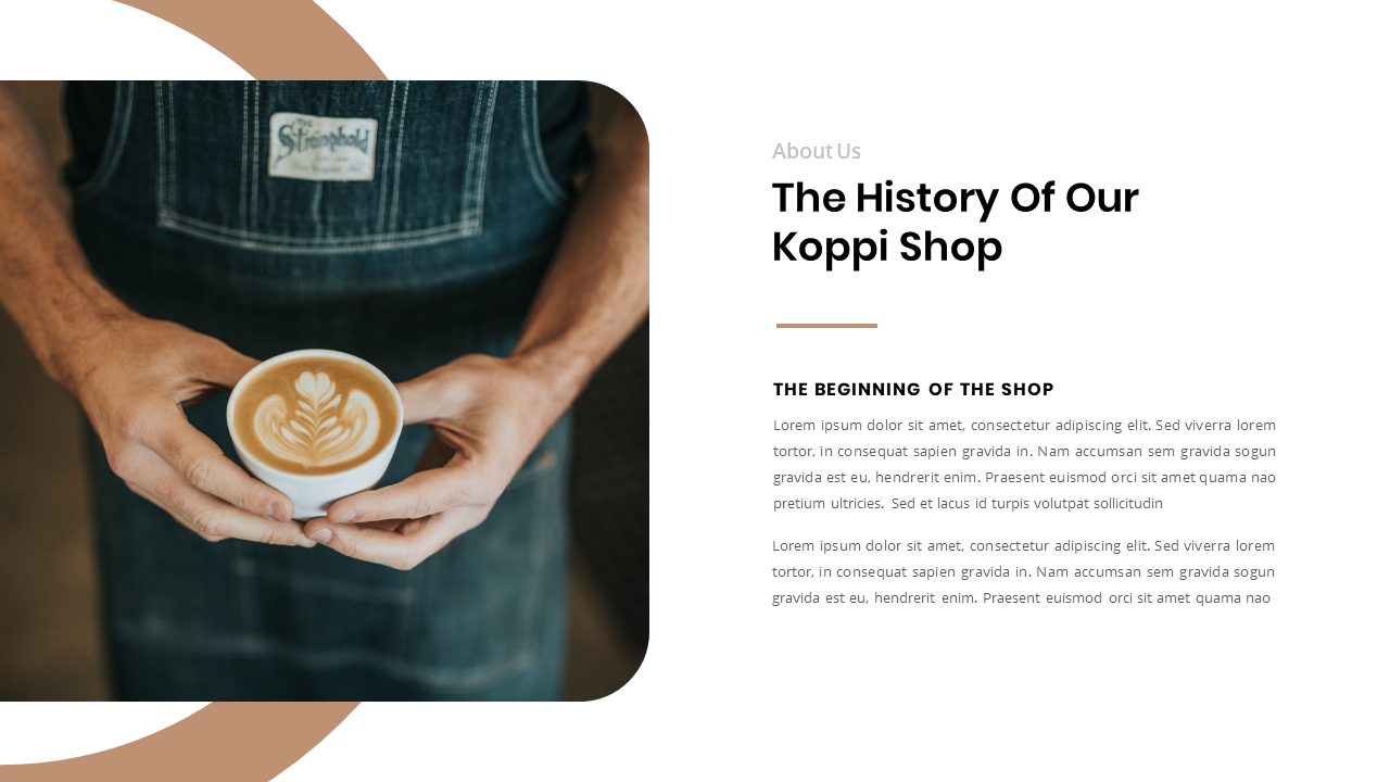 Koppi - Coffee Shop Presentation Keynote Template, Presentation Templates