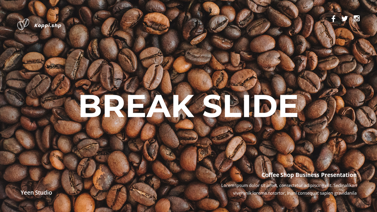 Koppi - Coffee Shop Presentation Keynote Template by YeenStudio ...