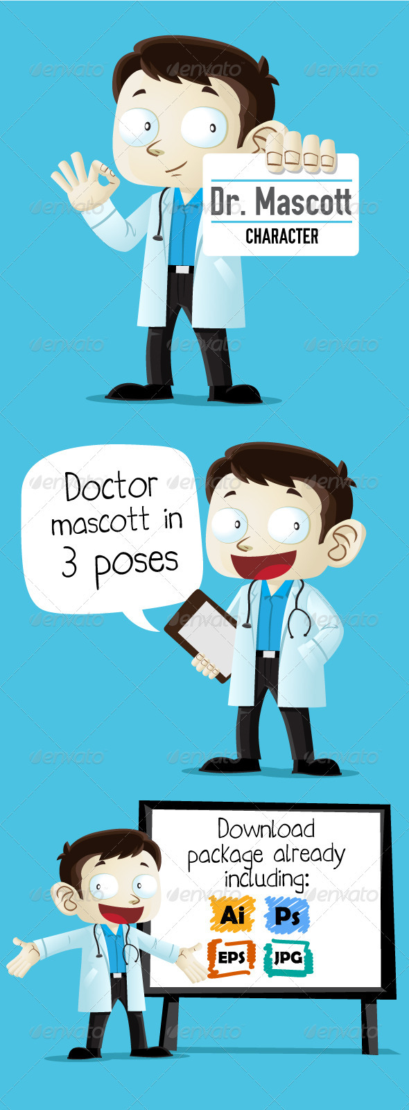 Doctor Character - Characters Vectors