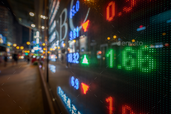 Hong Kong display stock market exchange and charts information via led computer monitor