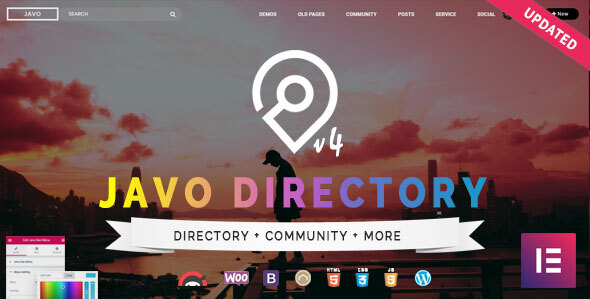 Javo Directory WordPress - ThemeForest 8390513