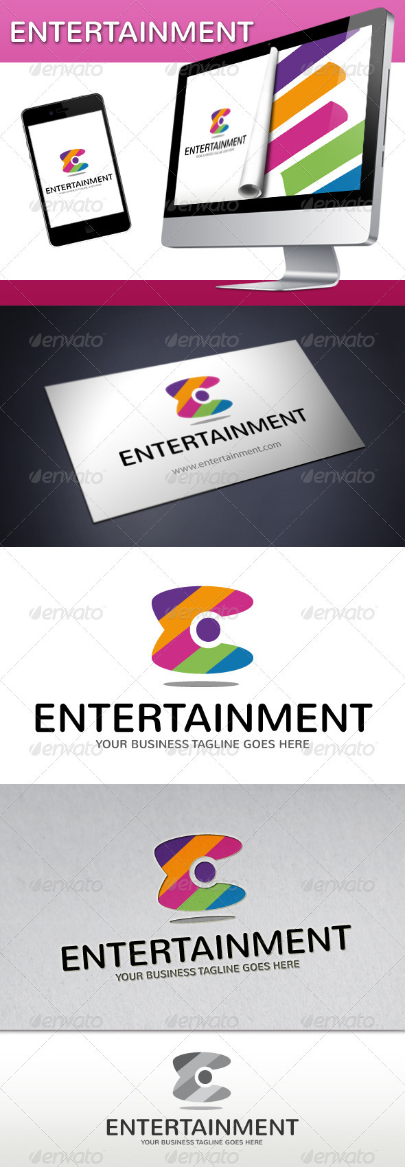 Entertainment Logo - Vector Abstract