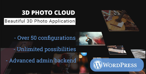 3D Photo Cloud – WordPress Media Plugin