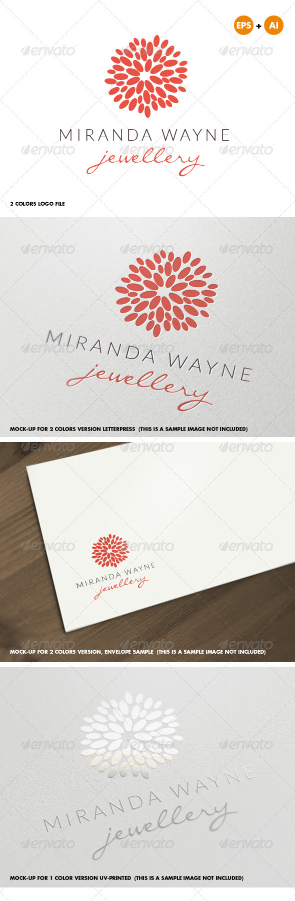 Jewelry Bijoux Beauty Logo for Creative Designer - Abstract Logo Templates