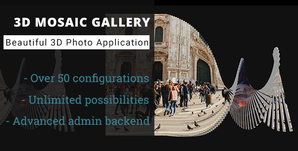 3D Mosaic Gallery - Advanced Media Gallery