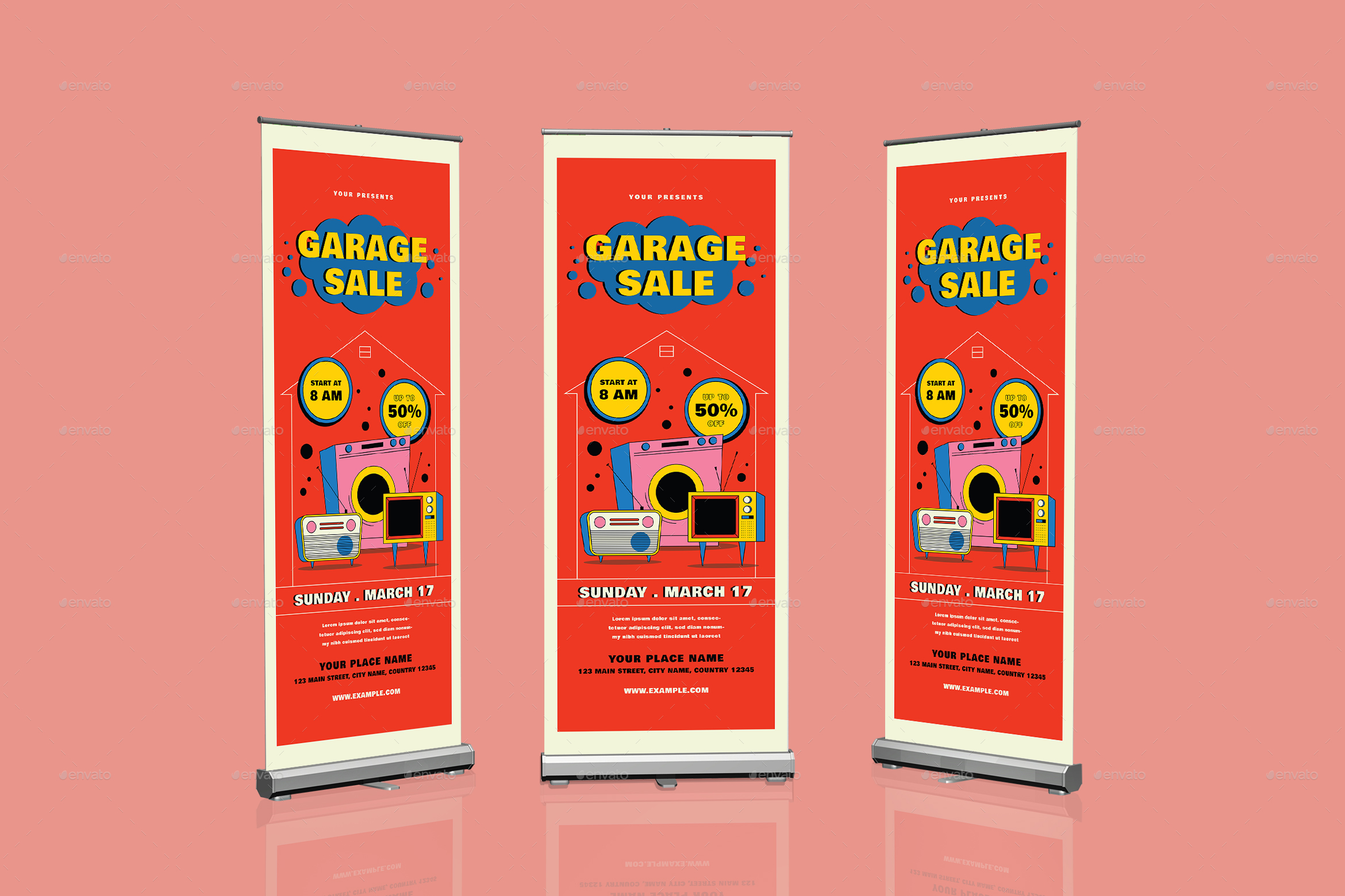 Garage Sale Flyer Pack, Print Templates | GraphicRiver