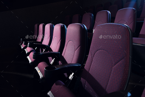 dark empty movie theater