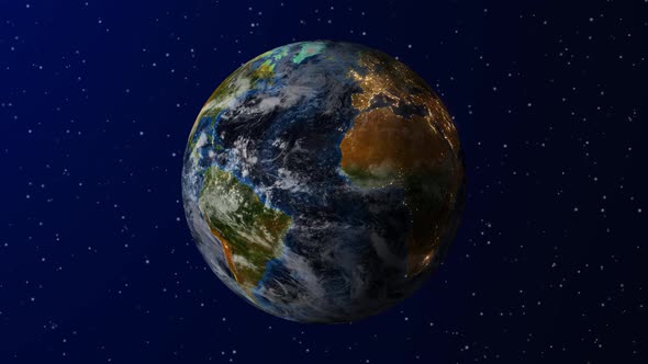 earth planet with star alt