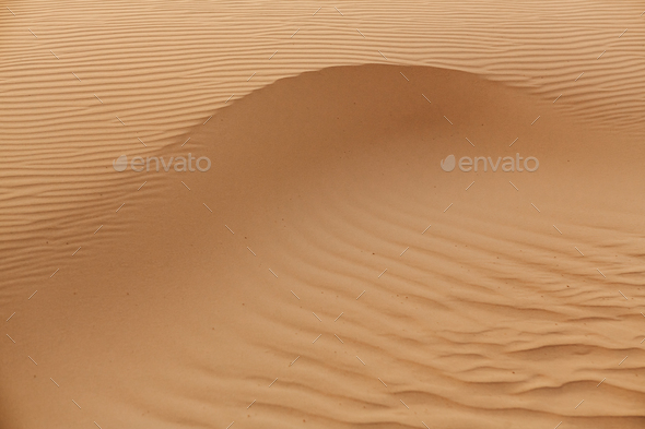 Waves of Sand Texture, Dunes of the Desert.
