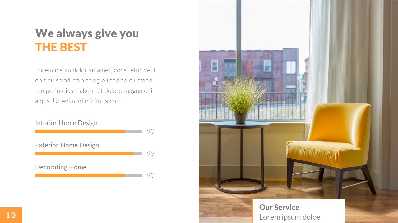 Amplify - Interior Home Design Powerpoint Template, Presentation Templates
