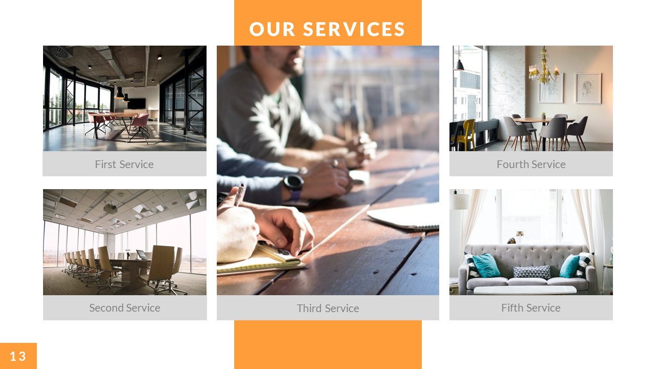 Amplify - Interior Home Design Powerpoint Template, Presentation Templates