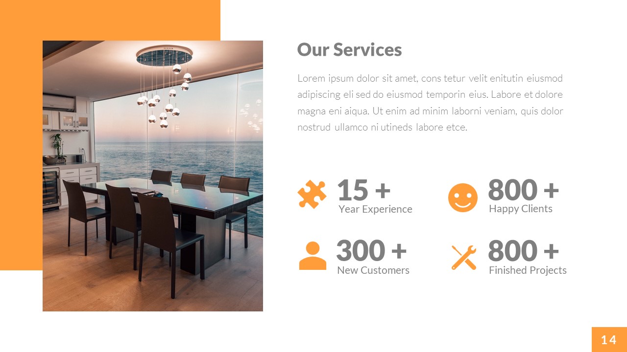 Amplify - Interior Home Design Powerpoint Template, Presentation Templates