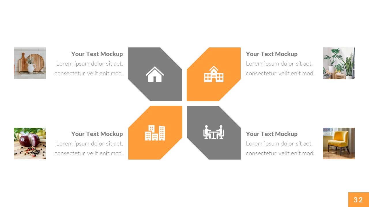 Amplify - Interior Home Design Powerpoint Template, Presentation Templates