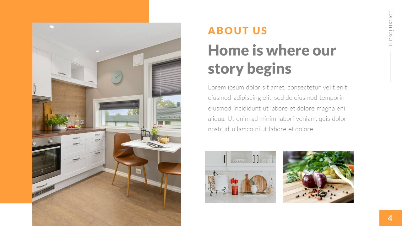 Amplify - Interior Home Design Powerpoint Template, Presentation Templates