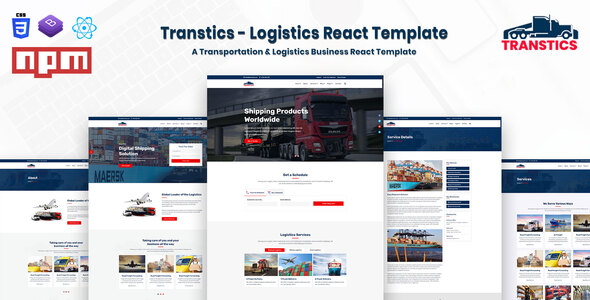 Transtics - Logistics - ThemeForest 30253299