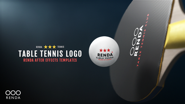 Table Tennis Logo - VideoHive 30398229