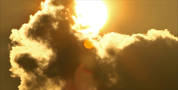 Tropical Sun Behind Cloud 4