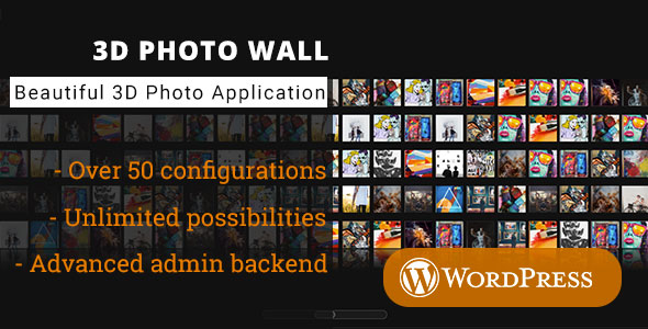 3D Photo Wall – WordPress Media Plugin