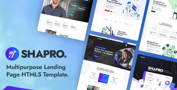 Special Shapro - Multipurpose Landing Page HTML5 Responsive Template