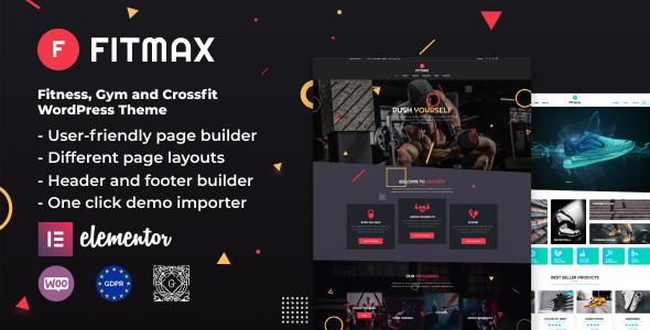 Fitmax - Gym and Fitness WordPress Theme by Rovadex | ThemeForest