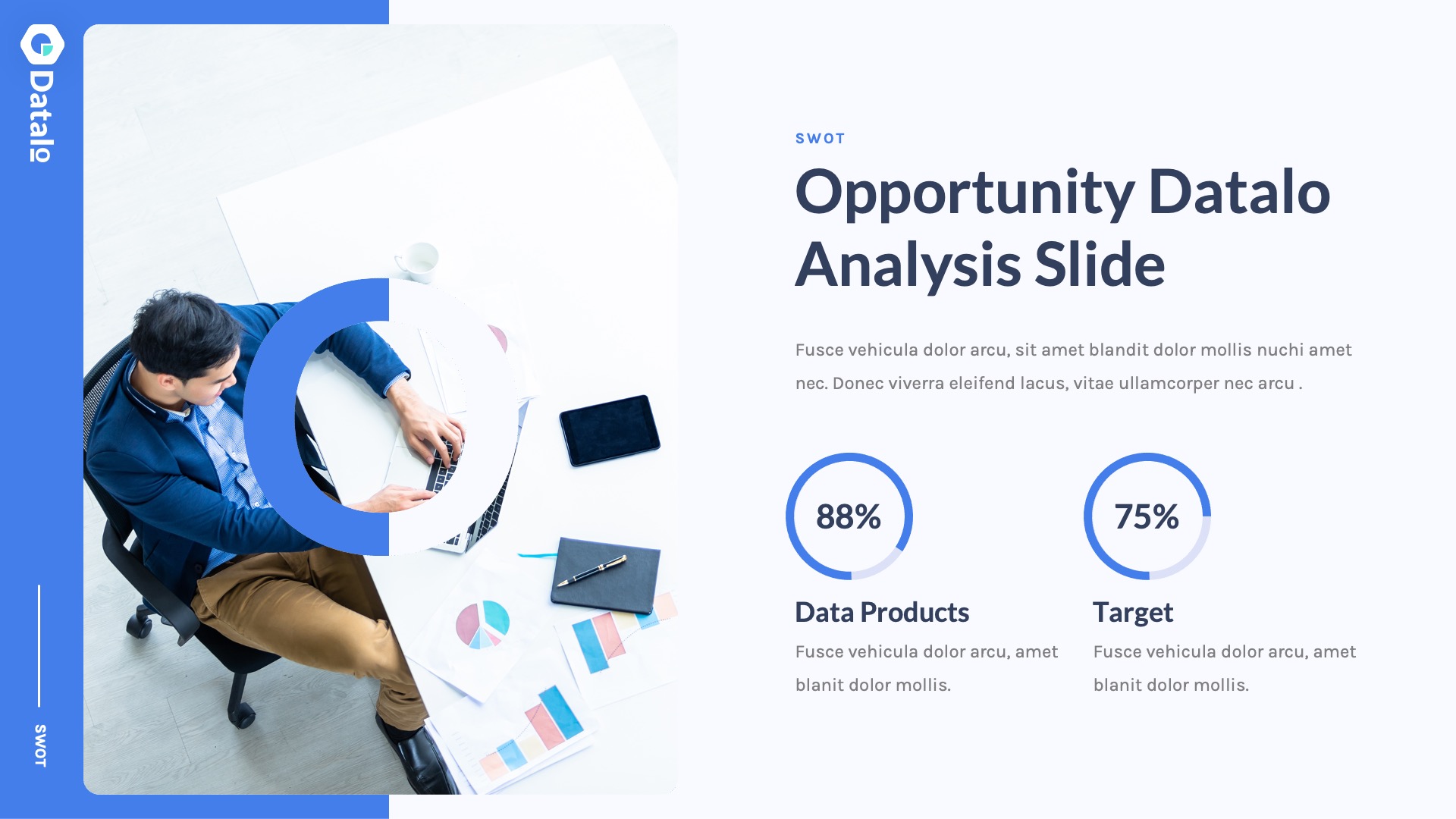 Datalo Data Science & Analytics Google Slides Template, Presentation
