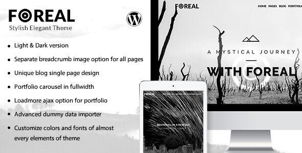 Foreal -Director Writer - ThemeForest 16054852