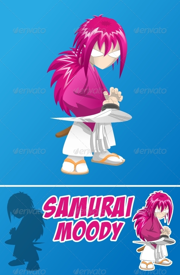 Samurai Moody - Characters Vectors