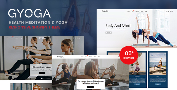 Gyoga - Health Meditation And Yoga Shopify Theme