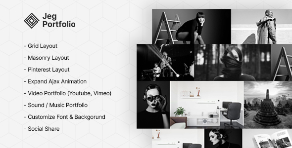 Jeg Portfolio – Responsive Portfolio & Gallery Plugin For WordPress