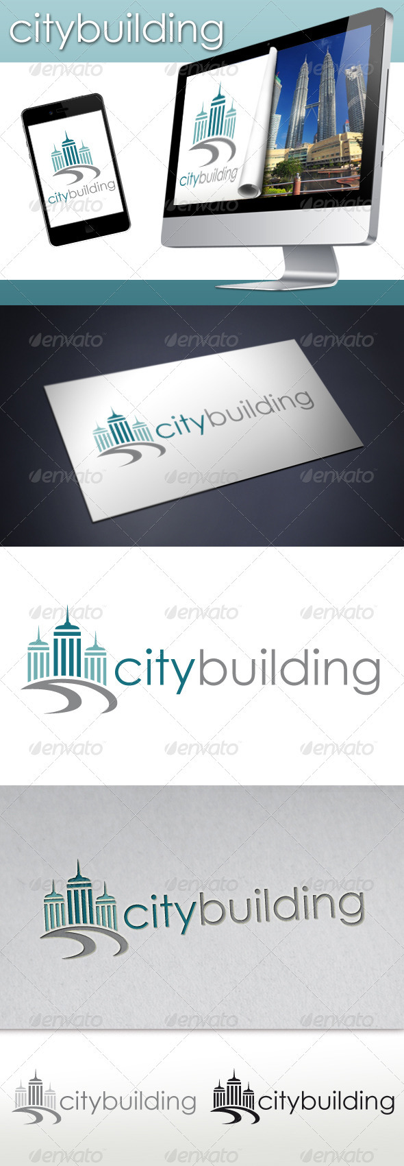 City Building Logo - Buildings Logo Templates