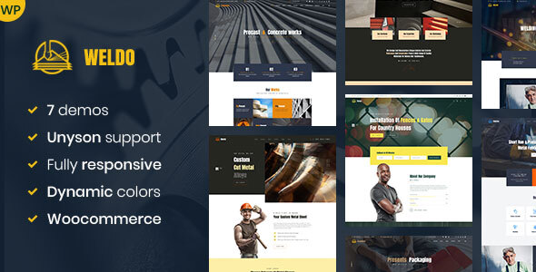 Weldo - Metal - ThemeForest 26080632