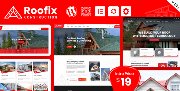 Roofix – Roofing Services WordPress Theme