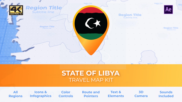 Libya Map - State of Libya Travel Map