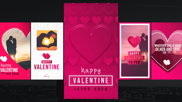 Valentine Instagram Stories - VideoHive 30442760