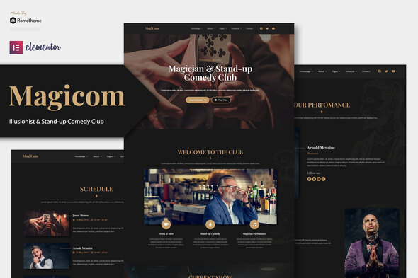 Magicom - MagicianComedian - ThemeForest 30374385