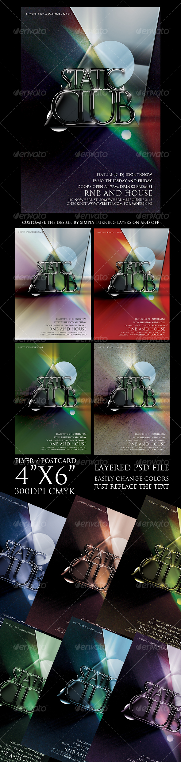 Modern Flyer Template - Clubs & Parties Events
