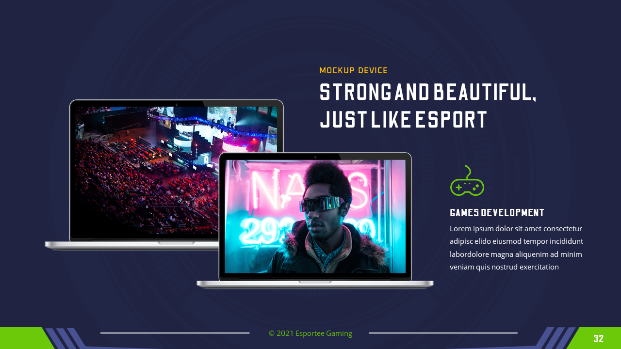 Esportee - Esport Gaming Keynote Presentation Template, Presentation ...