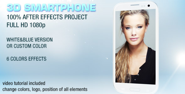 3D SmartPhone Display - VideoHive 2798733