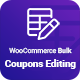 WooCommerce Bulk Coupons Editing - CodeCanyon Item for Sale
