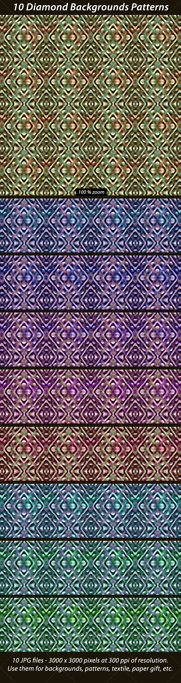 10 Diamond Background Patterns - Patterns Backgrounds