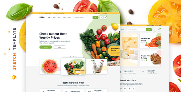 Disho – Grocery Store for Sketch