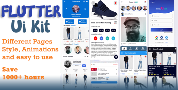 Material Design - Flutter Ui Kit Android