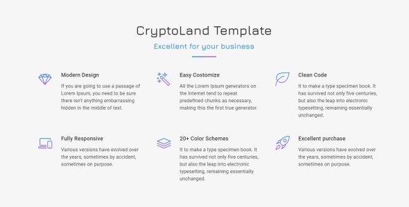 CryptoLand - HTML Crypto Template