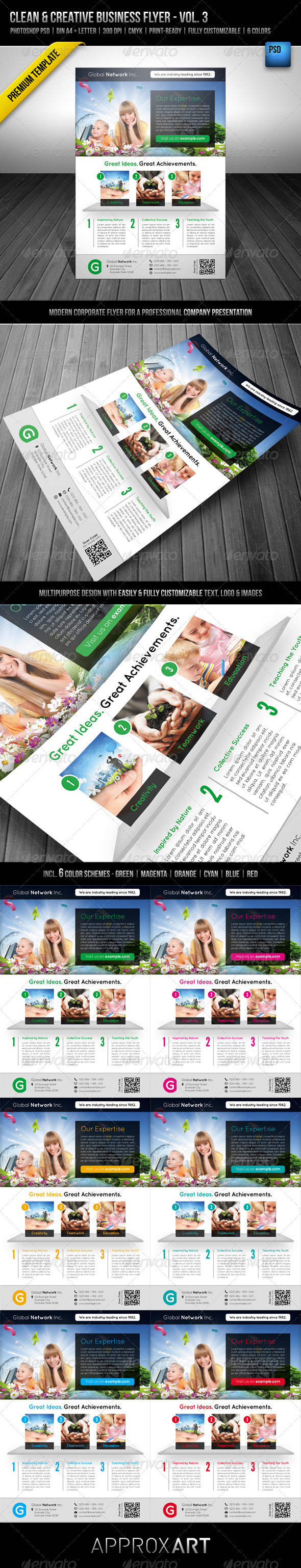 Clean & Creative Business Flyer - Vol. 3 - Corporate Flyers